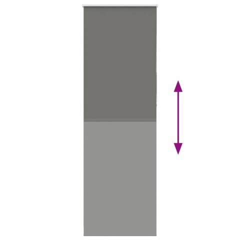 ROLETA ZACIEMNIAJĄCA SZARA 70X210CM SZEROKOŚĆ TKANINY 65,7CM