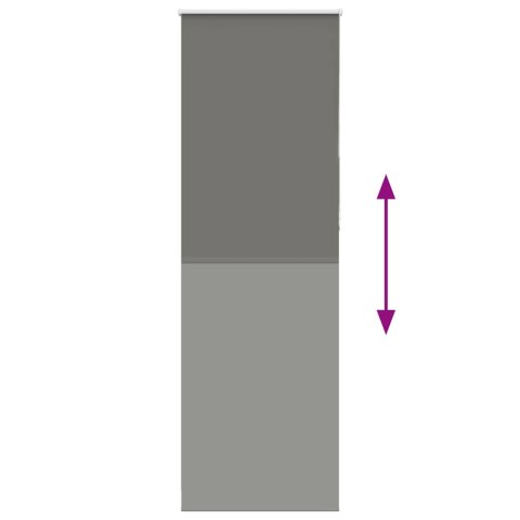 ROLETA ZACIEMNIAJĄCA SZARA 80X210CM SZEROKOŚĆ TKANINY 75,7CM