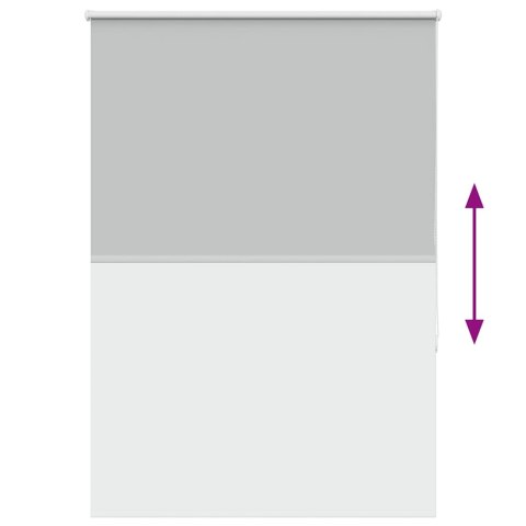 ROLETA ZACIEMNIAJĄCA JASNOSZARA 95X175CM SZEROKOŚĆ TKANINY