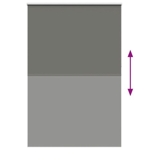 ROLETA ZACIEMNIAJĄCA SZARA 160X210CM SZEROKOŚĆ TKANINY 156,6CM