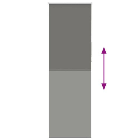 ROLETA ZACIEMNIAJĄCA SZARA 70X230CM SZEROKOŚĆ TKANINY 65,7CM