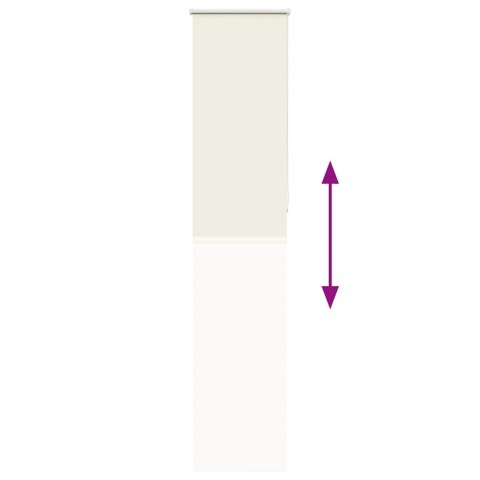 ROLETA ZACIEMNIAJĄCA OFF WTE 50X210CM SZEROKOŚĆ TKANINY