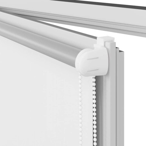 ROLETA ZACIEMNIAJĄCA BIAŁA 50X210CM SZEROKOŚĆ TKANINY 45,7CM