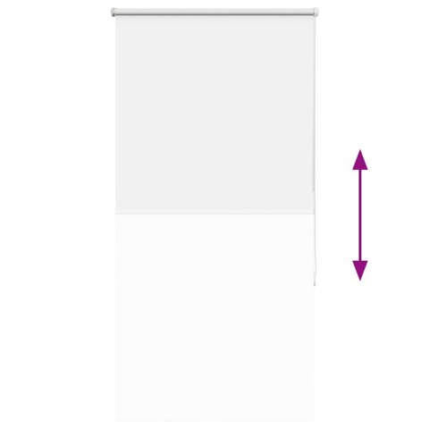 ROLETA ZACIEMNIAJĄCA BIAŁA 75X175CM SZEROKOŚĆ TKANINY 70,7CM