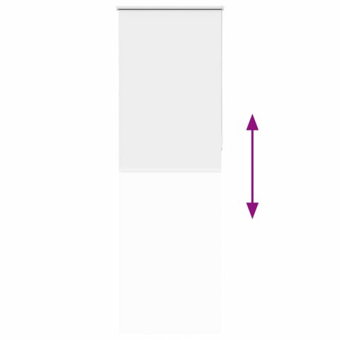 ROLETA ZACIEMNIAJĄCA BIAŁA 80X210CM SZEROKOŚĆ TKANINY 75,7CM