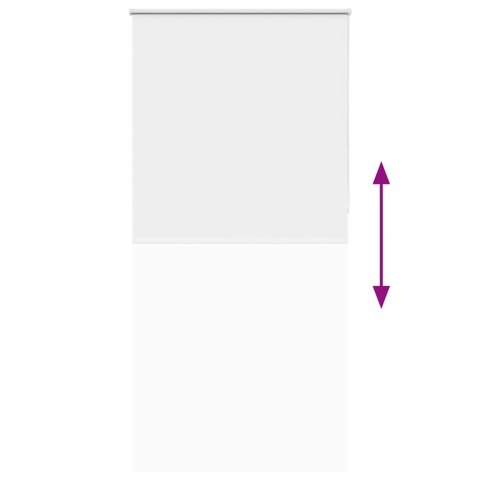 ROLETA ZACIEMNIAJĄCA BIAŁA 115X230CM SZEROKOŚĆ TKANINY 110,7CM