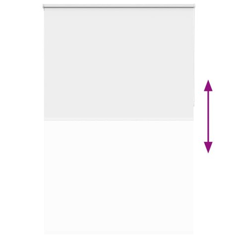 ROLETA ZACIEMNIAJĄCA BIAŁA 165X230CM SZEROKOŚĆ TKANINY 161,6CM