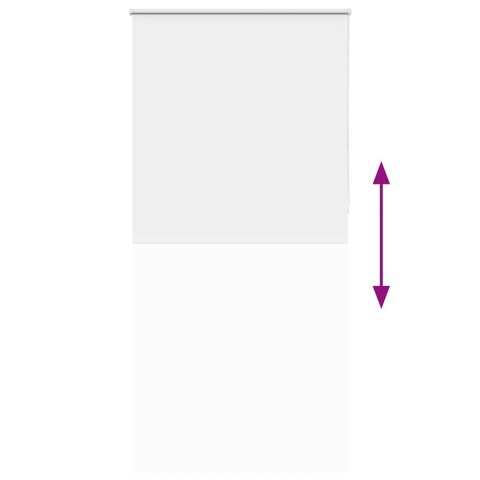 ROLETA ZACIEMNIAJĄCA BIAŁA 95X230CM SZEROKOŚĆ TKANINY 90,7CM