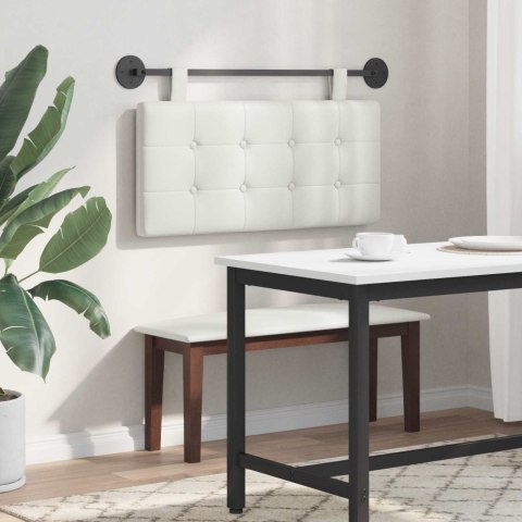 WISZĄCA GŁOWA BIAŁY 100X55X5CM SKÓRA EKOLOGICZNA