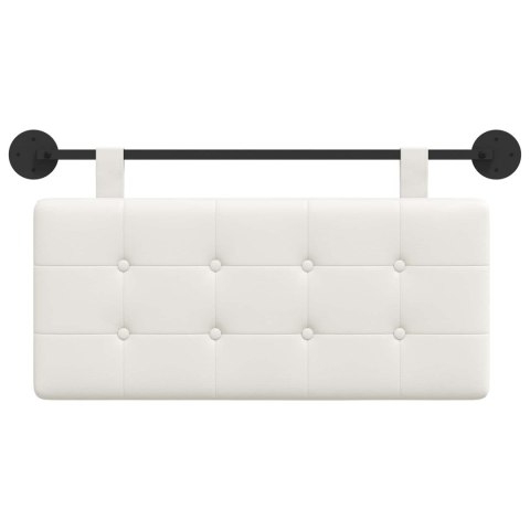 WISZĄCA GŁOWA BIAŁY 100X55X5CM SKÓRA EKOLOGICZNA