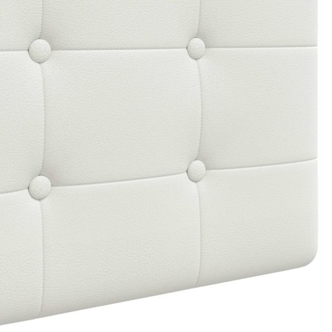 WISZĄCA GŁOWA BIAŁY 100X55X5CM SKÓRA EKOLOGICZNA