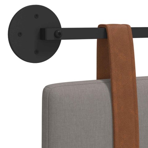 WISZĄCA GŁOWA CIEMNOSZARY 90X40CM