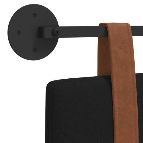 WISZĄCA GŁOWA GŁADKI CZARNY 140X40CM