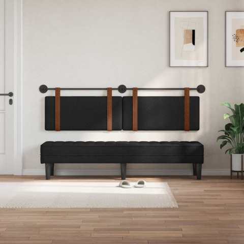 WISZĄCA GŁOWA GŁADKI CZARNY 180X40CM