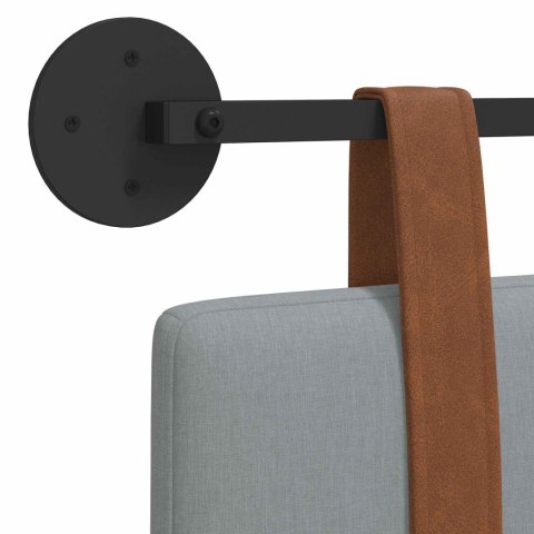 WISZĄCA GŁOWA JASNOSZARY 90X40CM