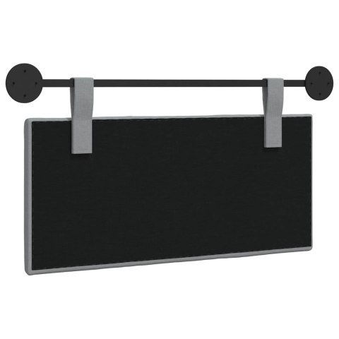 VidaXL Wisząca Głowa Paski Jasnoszary 100 x 55 x 5 cm tkanina