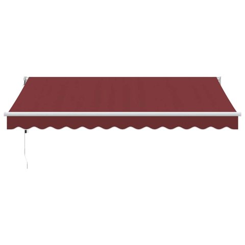 AUTOMATYCZNIE ZWIJANA MARKIZA BURGUNDOWA 350X250CM