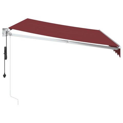 AUTOMATYCZNIE ZWIJANA MARKIZA BURGUNDOWA 350X250CM
