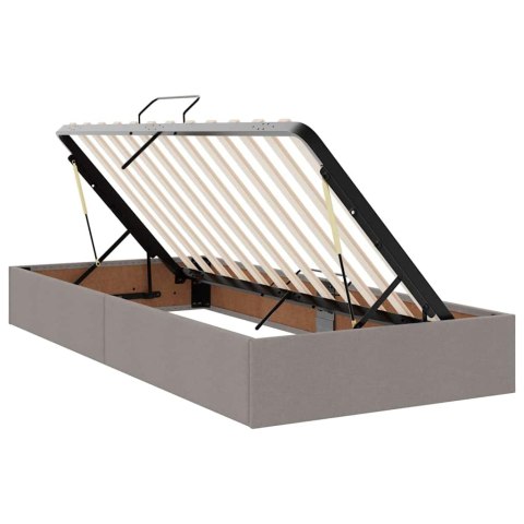 VidaXL Łóżko z miejscem na przechowywanie i materacem 90 x 200 cm