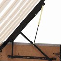 VidaXL Łóżko z miejscem na przechowywanie i materacem 90 x 200 cm