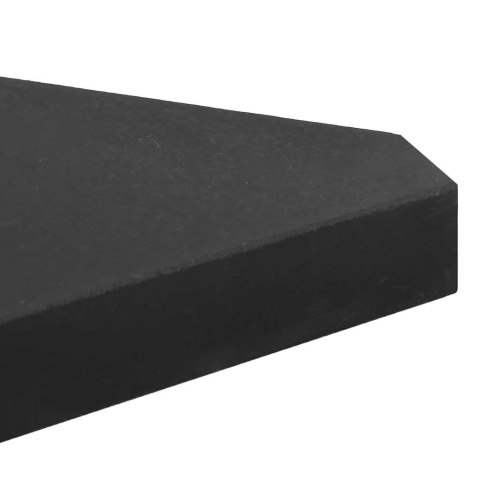 VidaXL Obciążniki do parasola, 2 szt., czarny granit, trójkątne, 14 kg
