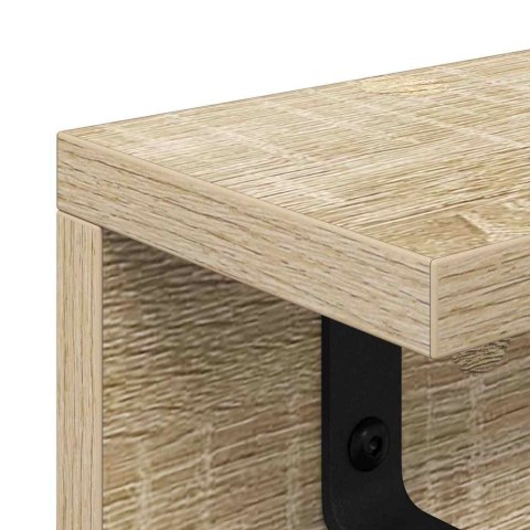 VidaXL Wieszak na płaszcze montowany na ścianie Dąb Sonoma