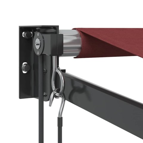 AUTOMATYCZNIE ZWIJANA MARKIZA BURGUNDOWA 350X250CM