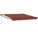 MARKIZA CZERWONY I CZARNY 350X250X165CM POLIESTER