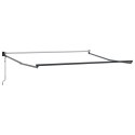 MARKIZA CZERWONY I CZARNY 350X250X165CM POLIESTER