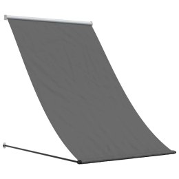 MARKIZA ZWIJANA ANTRACYTOWA 150X150CM TKANINA I STAL