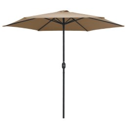 PARASOL OGRODOWY NA ALUMINIOWYM SŁUPKU 270X246CM TAUPE