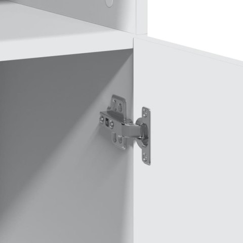 WYSOKA SZAFKA BIAŁA 70X42,5X185CM