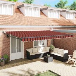 MARKIZA POMARAŃCZOWY I BRĄZOWY 500X300X165CM