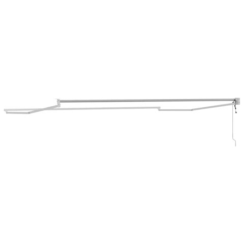 RAMA MARKIZY ROZSUWANEJ BIAŁA ALUMINIOWA 400X300CM STELAŻ TARAS OGRÓD MOCNA