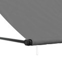 MARKIZA ZWIJANA ANTRACYTOWA 200X150CM TKANINA I STAL