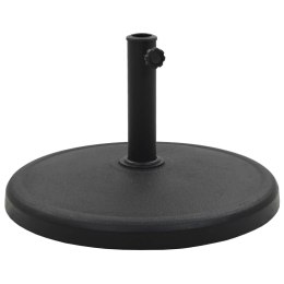 PODSTAWA POD PARASOL OGRODOWY OKRĄGŁA ŻYWICA 19 KG CZARNA