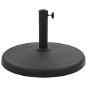 PODSTAWA POD PARASOL OGRODOWY OKRĄGŁA ŻYWICA 19 KG CZARNA