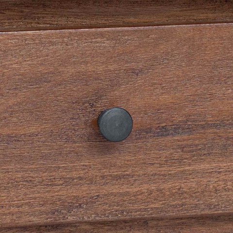 BIURKO BRĄZOWY 110X30X79CM LITE DREWNO MAHONIOWE