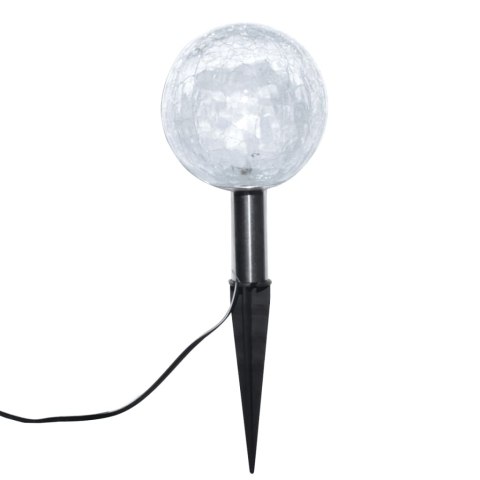 LAMPY OGRODOWE LED 6 SZT. Z PANELAMI SOLARNYMI I SZPIKULCAMI