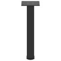 NOGI DO STOLIKA KAWOWEGO 4 SZT. CZARNE 42-44CM STALOWE