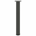 NOGI DO STOŁU KONSOLOWEGO 4 SZT. ANTRACYT 72-74CM STAL