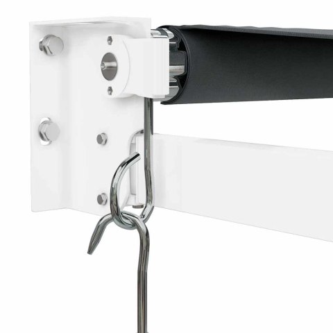 ZWIJANA MARKIZA TARASOWA 4,5X3M ANTRACYTOWA ALUMINIUM ODPORNA UV REGULOWANA