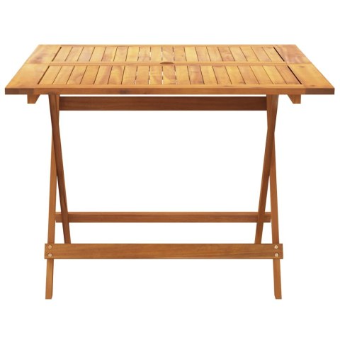 5-CZ. ZESTAW MEBLI OGRODOWYCH KREMOWA TKANINA I DREWNO