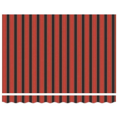 MARKIZA TARASOWA BALKONOWA CHOWANA RĘCZNA 350X250CM POMARAŃCZOWO BRĄZOWA UV