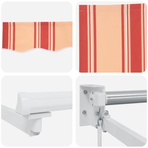 MARKIZA ŻÓŁTA I POMARAŃCZOWA 350X250X165CM POLIESTER