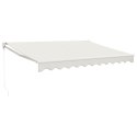 ZWIJANA MARKIZA KREMOWA 3,5X2,5M TKANINA I ALUMINIUM
