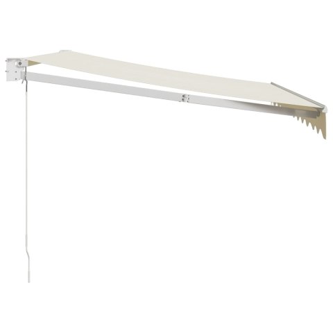 ZWIJANA MARKIZA KREMOWA 3,5X2,5M TKANINA I ALUMINIUM
