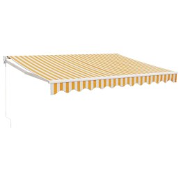 ZWIJANA MARKIZA ŻÓŁTO-BIAŁA 3X2,5M TKANINA I ALUMINIUM