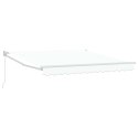 MARKIZA ZWIJANA BIAŁY 350X250CM POLIESTER I ALUMINIUM