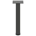 NOGI DO STOLIKA KAWOWEGO 4 SZT. ANTRACYT 30-32CM STAL